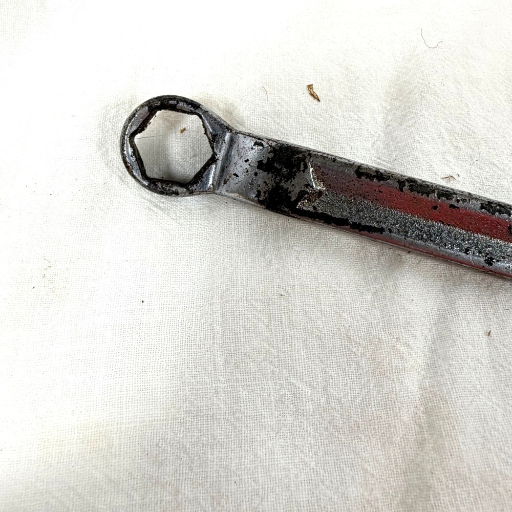 Vintage Snap-on XV 1618 Double Box End Wrench USA Made Mechanic Hand Tool Patina